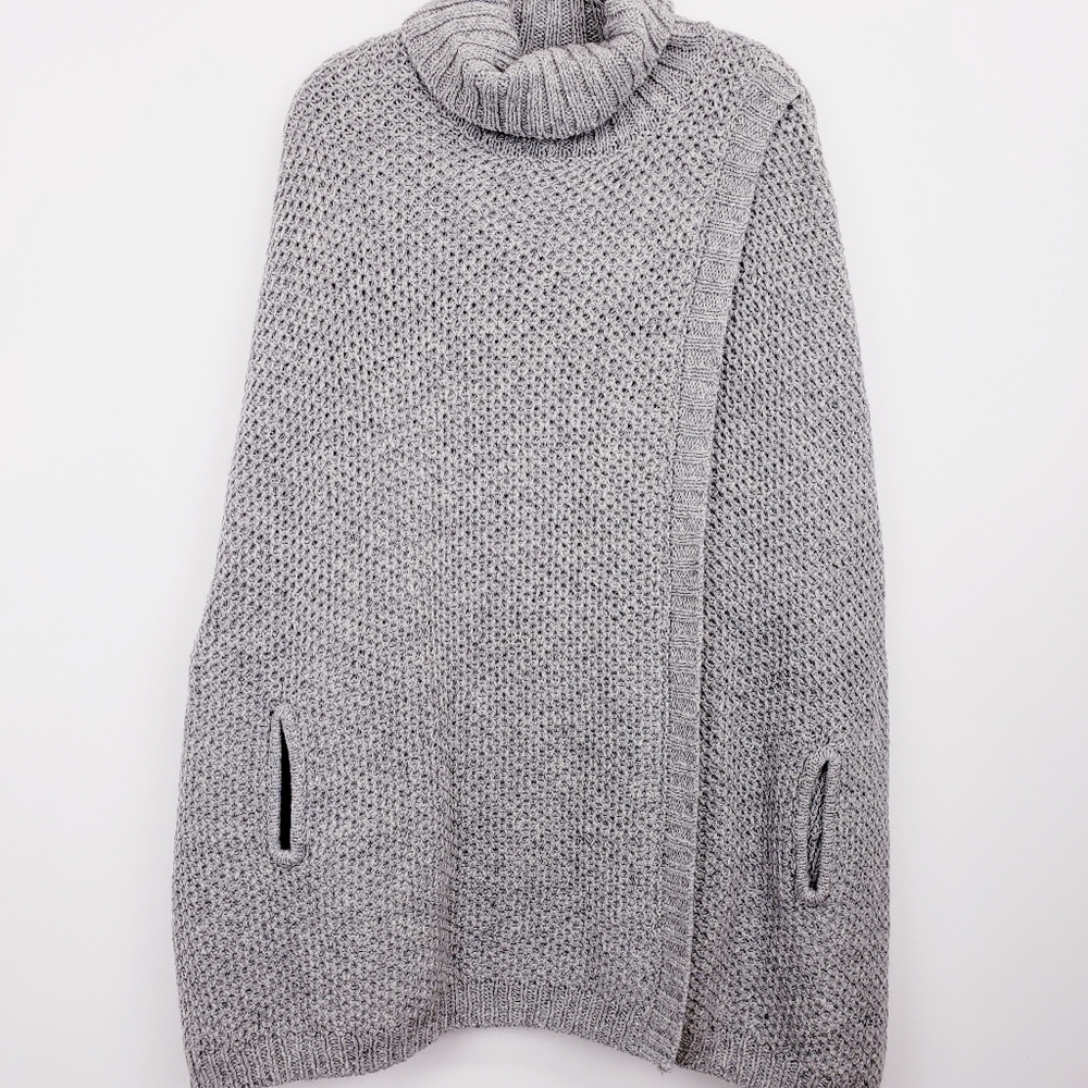 Soft Surroundings Grey Hudson Pullover NWT Poncho - Picture 3 of 13